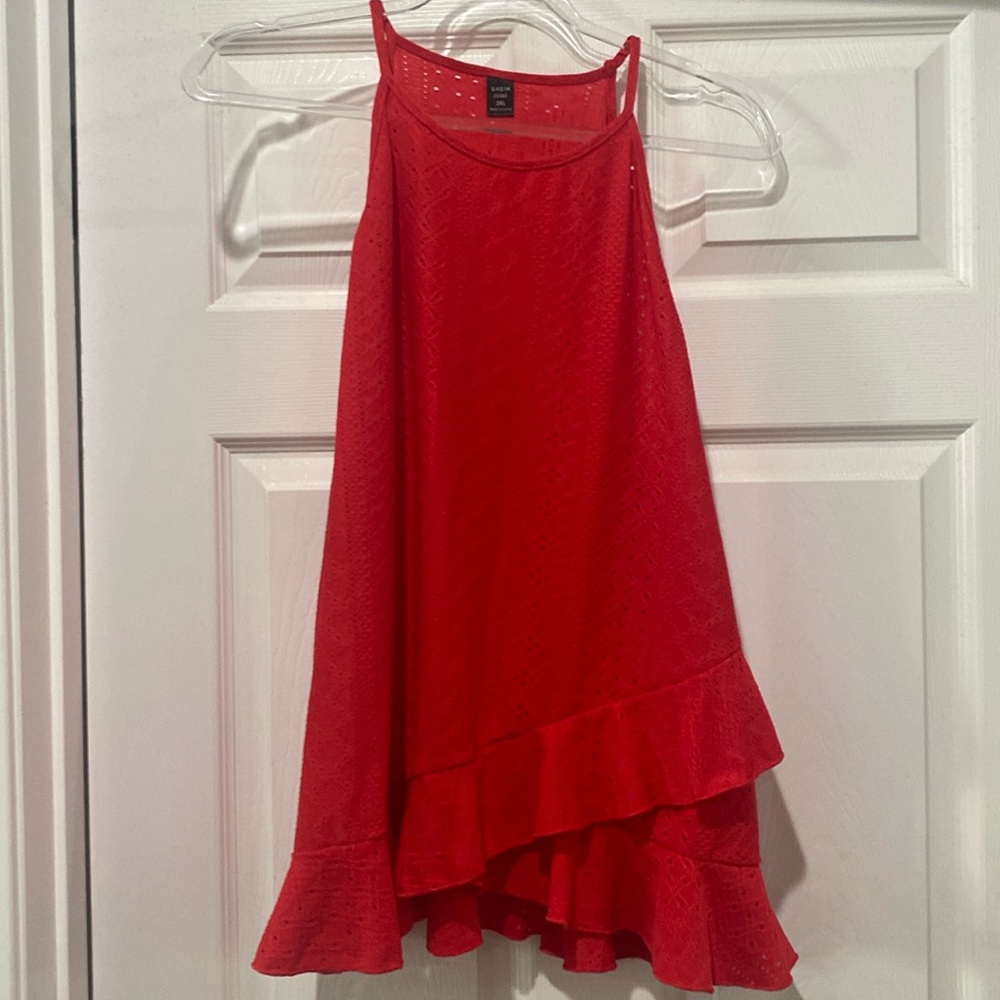 SHEIN 2 x tank red
